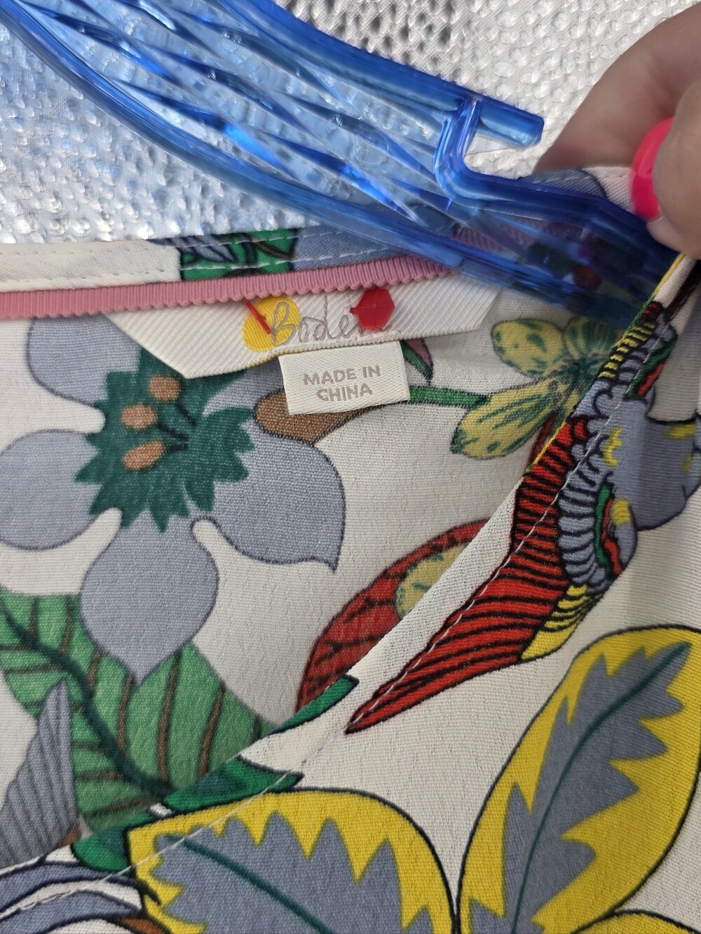Boden Floral Maxi Dress 4R - Picture 3 of 7